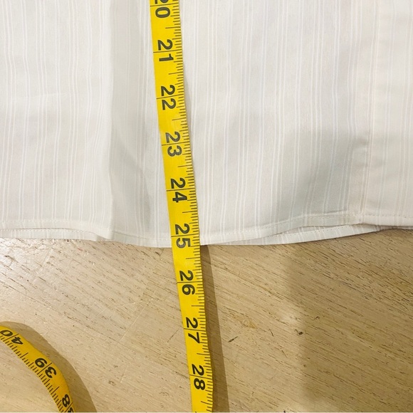 Frame Denim silk blend Gillian blouse in Bone size Large - Picture 10 of 12